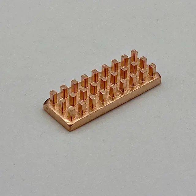 Alt view image 3 of 3 - ModMyMods Cold Forged Copper Heatsink - 22mm x 8mm x 4mm - Single