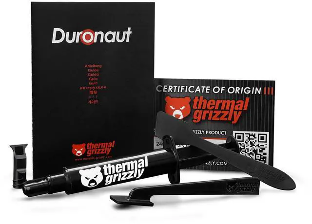 Alt view image 14 of 15 - Thermal Grizzly Duronaut - 6 Gram - Enhanced Durability & High Performance Thermal Paste - for Maximum Thermal Conductivity While Overclocking CPU/GPU/PS4/PS5/Xbox