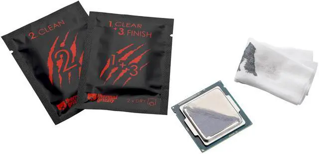 Alt view image 7 of 14 - Thermal Grizzly Cleaning Wipes - White (TG-CW-10)