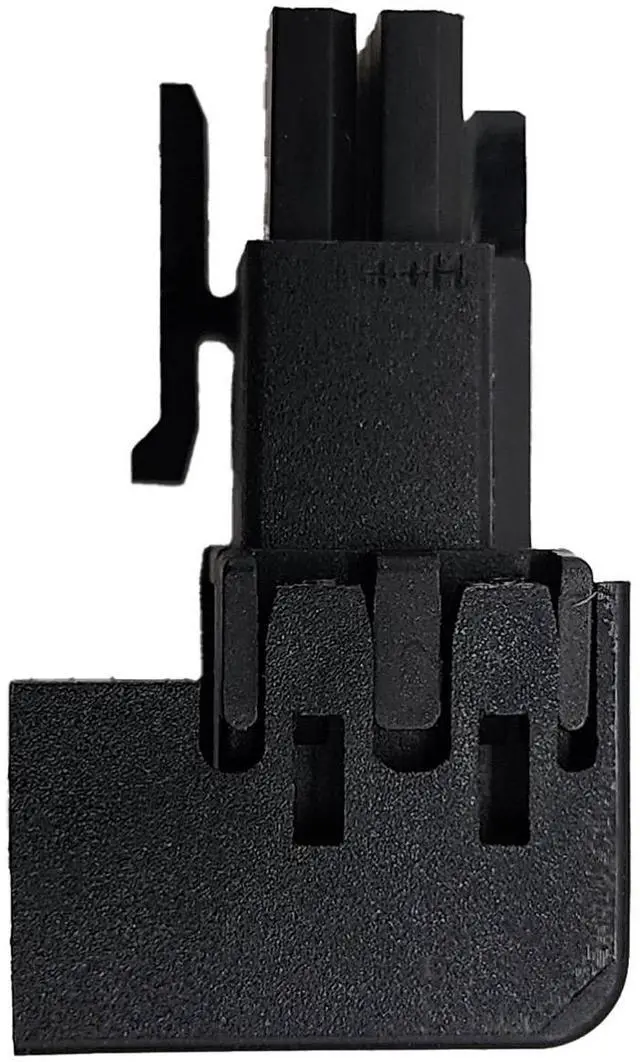 Alt view image 6 of 7 - ModMyMods ATX 3.1 PCIe Gen 5 H++ 12-Pin 90 Degree Angled Connector - Black (Set)