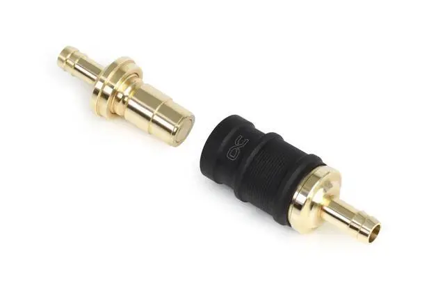 Alt view image 6 of 6 - Alphacool ES Quick Release BLH1A PushIn Male with Barbed Fitting for 12.7/7.6mm (14637)