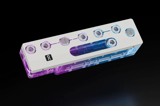 Alt view image 3 of 6 - Alphacool Apex Distro Plate North XL D5/DDC - White (14671)
