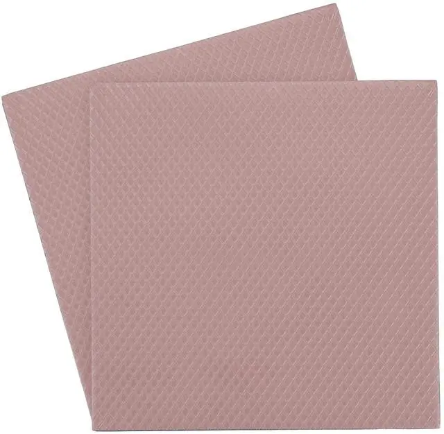 Alt view image 2 of 7 - Thermal Grizzly Minus Pad 8 - 100x 100x 1.0 mm - 2 pcs, Pink (TG-MP8-100-100-10-2R)