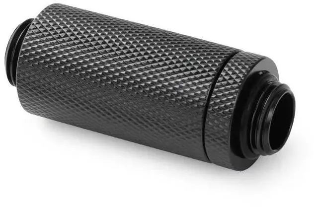 Alt view image 2 of 5 - Alphacool ES D-Plug 41-69mm G1/4 Male to G1/4 Male - Deep Black (17650)