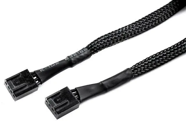 Alt view image 4 of 6 - Watercool FAN Cable - 2m - Black (63211)
