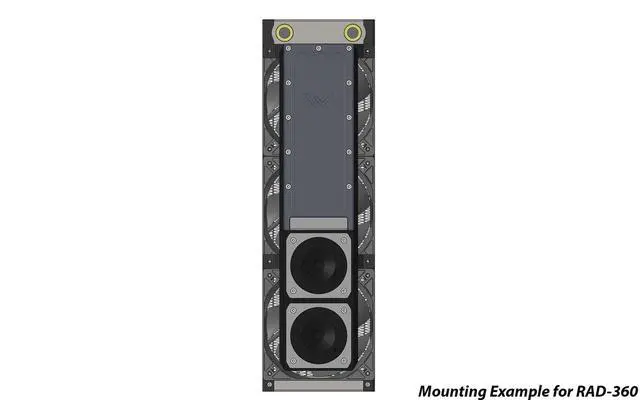 Alt view image 6 of 7 - Watercool HEATKILLER TANK Mounting Frame 140 (30332)