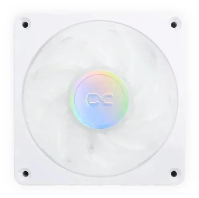 Alt view image 3 of 5 - Alphacool Apex Stealth Metal Aurora Fan White 2600rpm - 120x120x25mm (13776)