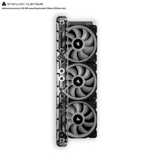 Alt view image 7 of 7 - Stealkey Customs CubeTube Distroplate 360mm - Acryl (SW10133)