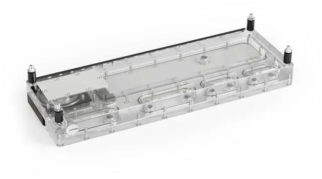 Alt view image 5 of 6 - Alphacool Core Distro Plate 360 Left D5/DDC V.2 with D5 Apex Pump (13875)