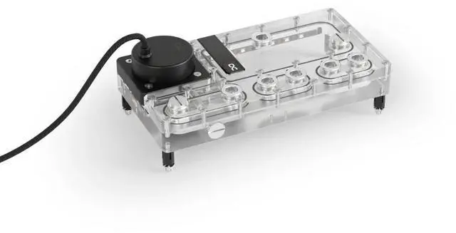 Alt view image 4 of 6 - Alphacool Core Distro Plate 240 Right D5/DDC V.2 with D5 Apex Pump (13873)