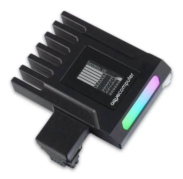 Alt view image 6 of 7 - Aquacomputer AMPINEL 12V-2x6 Graphics Card Power Management - Type A (53319)