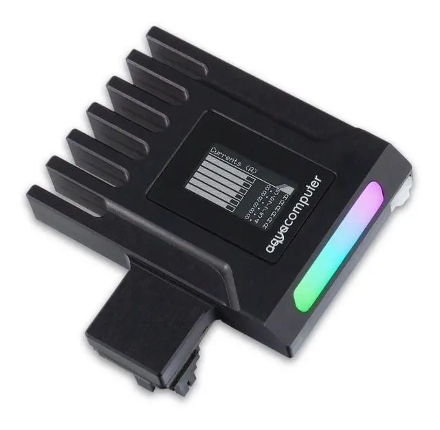 Alt view image 6 of 7 - Aquacomputer AMPINEL 12V-2x6 Graphics Card Power Management - Type B (53320)