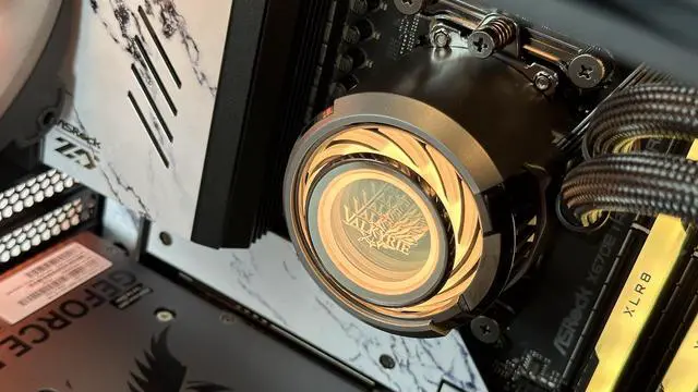 Alt view image 4 of 4 - Valkyrie Jarn 360mm ARGB All-in-One CPU Cooler - Black (VK-AIOJR360B)