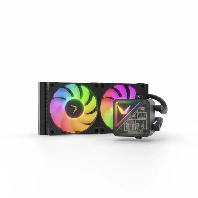 Alt view image 7 of 7 - Valkyrie V240 Lite ARGB All-in-One CPU Liquid Cooler - Black (VK-AIOVL240B)