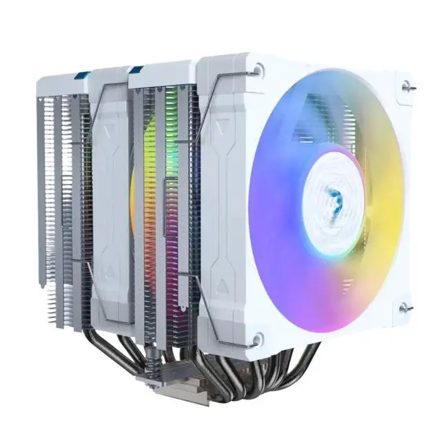 Alt view image 7 of 7 - Valkyrie Vind DL125 CPU Air Cooler - White (VK-AIRDL125W)