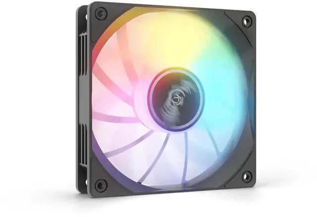 Alt view image 3 of 4 - Valkyrie V12 120mm Forward ARGB Fan - Black (VK-FANV12FB)