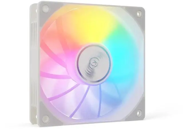 Alt view image 3 of 4 - Valkyrie V12 120mm Foward ARGB Fan - White (VK-FANV12FW)