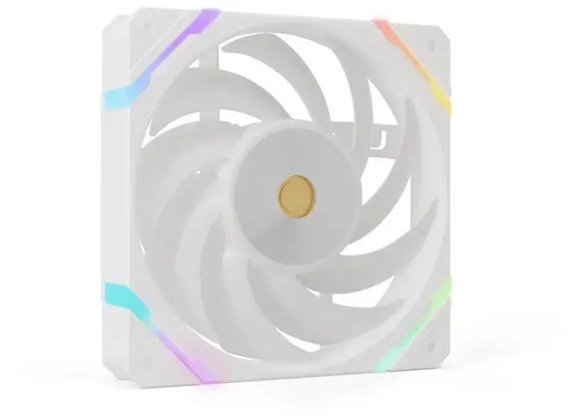 Alt view image 7 of 7 - Valkyrie X12 120mm Forward ARGB Fan - White (VK-FANX12FW)