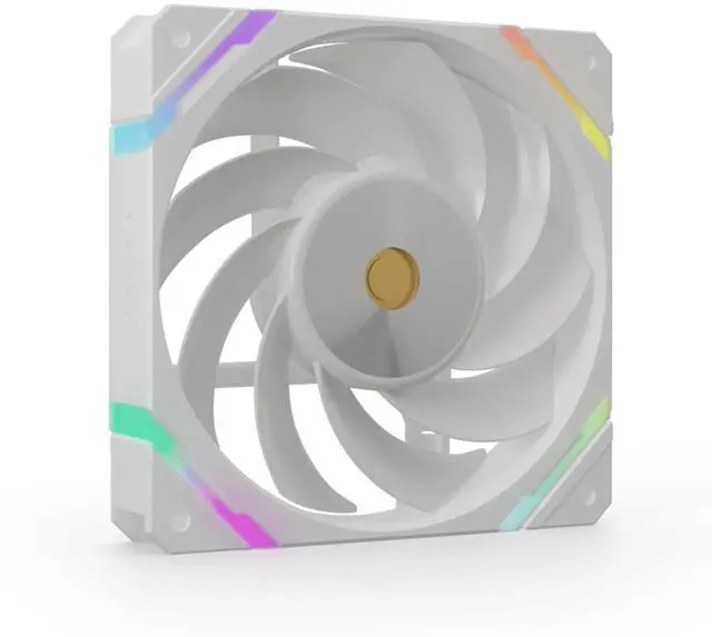 Alt view image 3 of 4 - Valkyrie X12 120mm Reverse ARGB Fan -White (VK-FANX12RW)