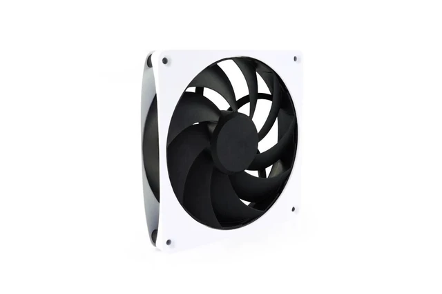 Alt view image 3 of 6 - Alphacool Apex Stealth Metal Fan 2500rpm White - 140x140x25mm (13773)