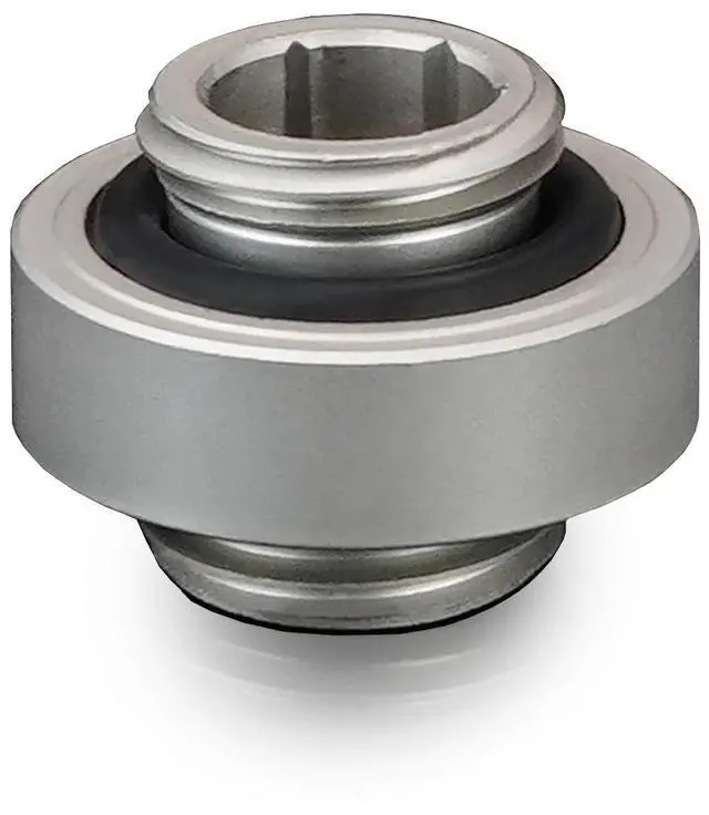 Alt view image 5 of 7 - Thermal Grizzly DeltaMate 7mm Male to Male Extender Fitting - MM7R - Matt Nickel, G1/4, Brass (TG-DM-FIT-0211)