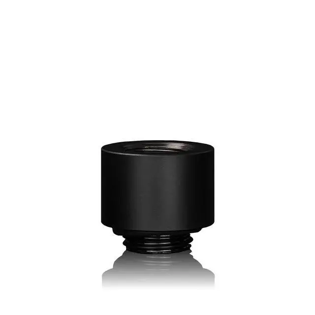 Alt view image 4 of 7 - Thermal Grizzly DeltaMate 14mm Male to Female Extender Fitting - MF14 - Black - 6 Pack, G1/4, Brass (TG-DM-FIT-6007)