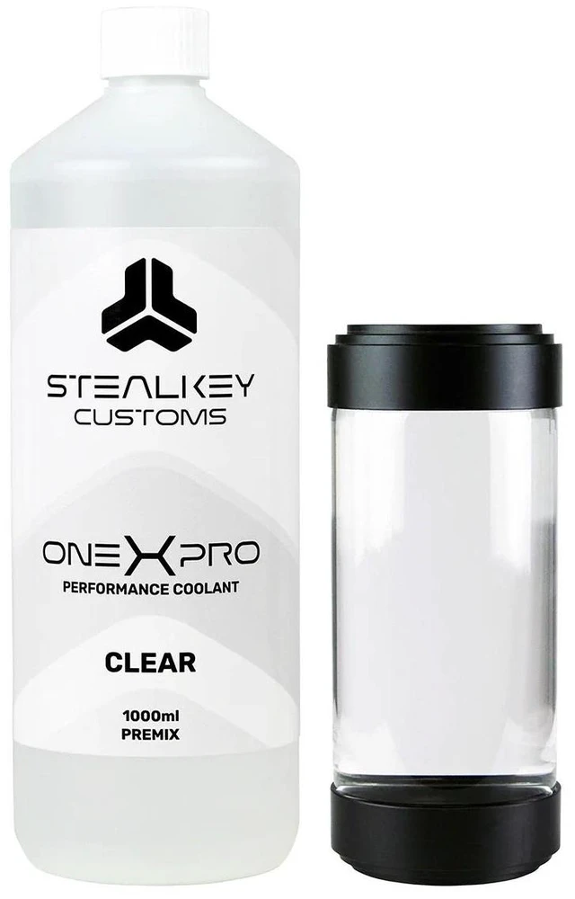 Alt view image 7 of 7 - StealKey Customs OneXPro Coolant Pre-Mix - Clear 1000ml (23001)
