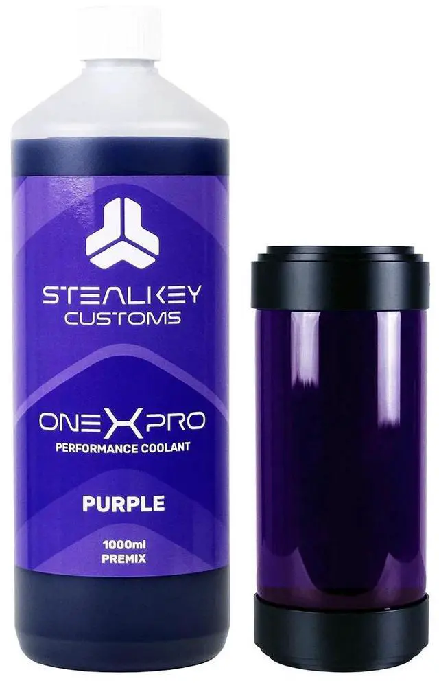 Alt view image 7 of 7 - StealKey Customs OneXPro Coolant Pre-Mix - Purple 1000ml (23004)