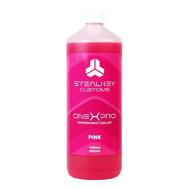 Alt view image 6 of 7 - StealKey Customs OneXPro Coolant Pre-Mix - Pink 1000ml (23006)