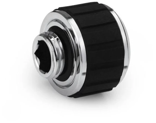 Alt view image 6 of 9 - Alphacool Apex Grip 13mm G1/4 HardTube Fitting - Chrome - 6 Pack, Brass (14927)