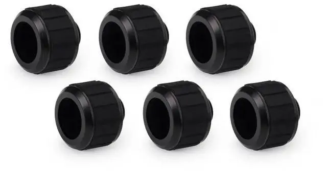 Alt view image 4 of 6 - Alphacool Apex Grip 16mm G1/4 HardTube Fitting - Black - 6 Pack (14929)