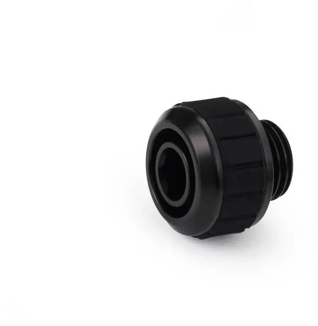 Alt view image 3 of 4 - Alphacool Apex Grip 13/10mm G1/4 SoftTube Fitting - Black (14797)