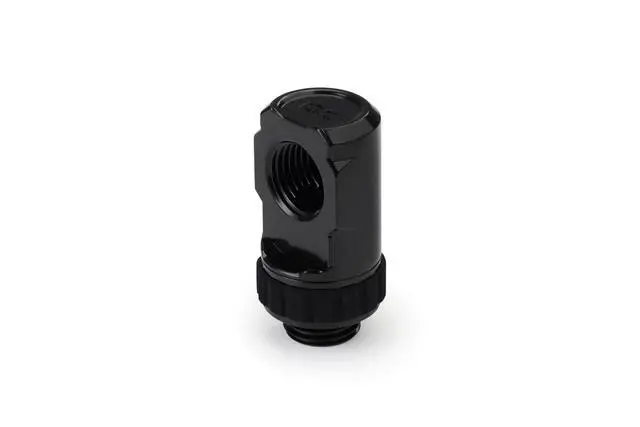Alt view image 3 of 5 - Alphacool Apex Grip 90° G1/4 Rotary Adapter Fitting - Black - 4 Pack (14932)