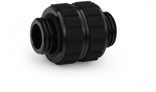 Alt view image 2 of 2 - Alphacool Apex Grip G1/4 Male to Male Rotary Fitting - Black (14809)