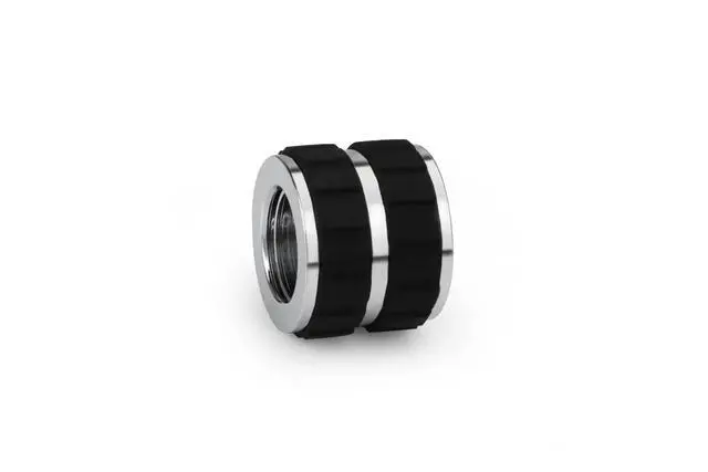 Alt view image 2 of 2 - Alphacool Apex Grip G1/4 Female to Female Rotary Fitting - Chrome (14946)