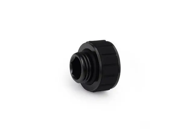 Alt view image 4 of 4 - Alphacool Apex Grip 10mm G1/4 Male to Female Extension Fitting - Black (14811)