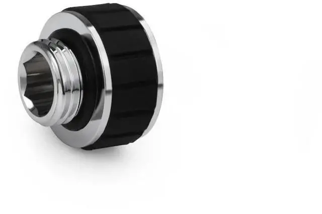Alt view image 4 of 4 - Alphacool Apex Grip 10mm G1/4 Male to Female Extension Fitting - Chrome (14896)