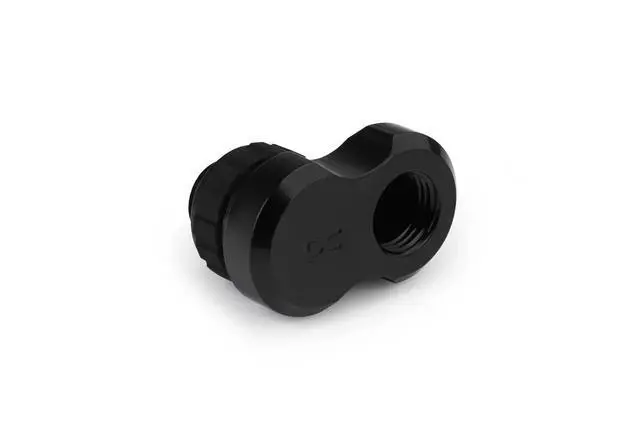 Alt view image 3 of 4 - Alphacool Apex Grip 16mm 360° G1/4 Male to Female Rotary Offset Fitting - Black (14813)