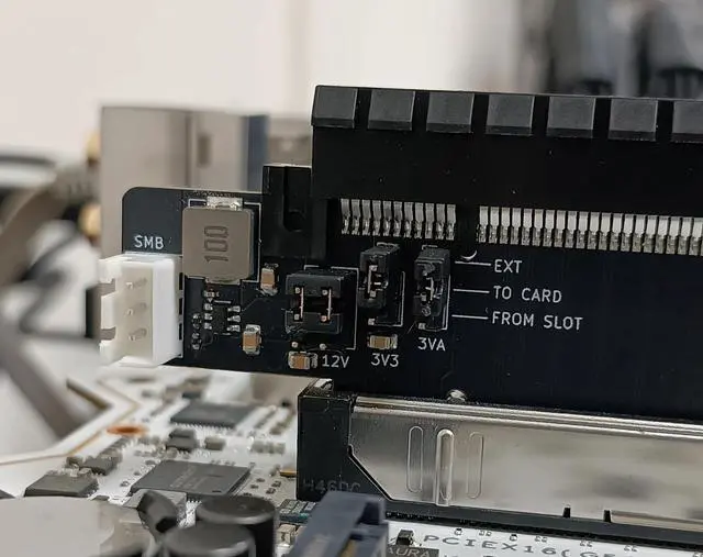 Alt view image 7 of 7 - BENCHLAB PCI-E Slot Power Measurement Adapter (BL-AD-P4X16-05)