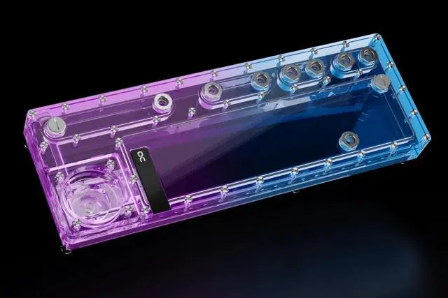 Alt view image 7 of 7 - Alphacool Core Distro Plate 420 Left VPP/D5 (13890)