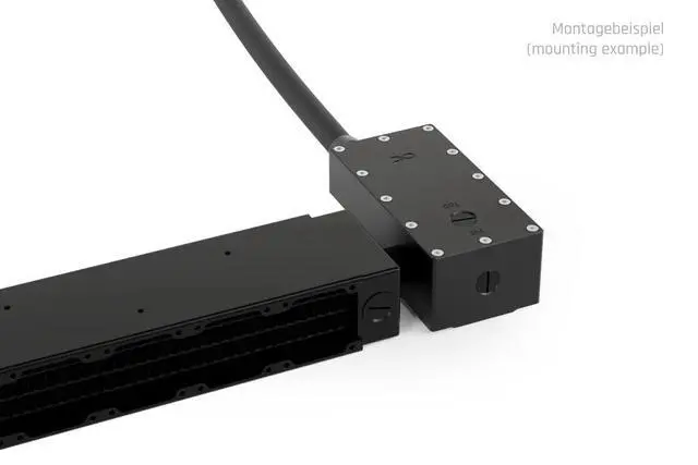Alt view image 3 of 3 - Alphacool ES Reservoir DDCzero 1U with Pump (14571)