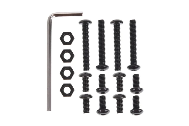 Alt view image 3 of 3 - Alphacool Screw Kit for Eisbecher DDC, Black (29052)