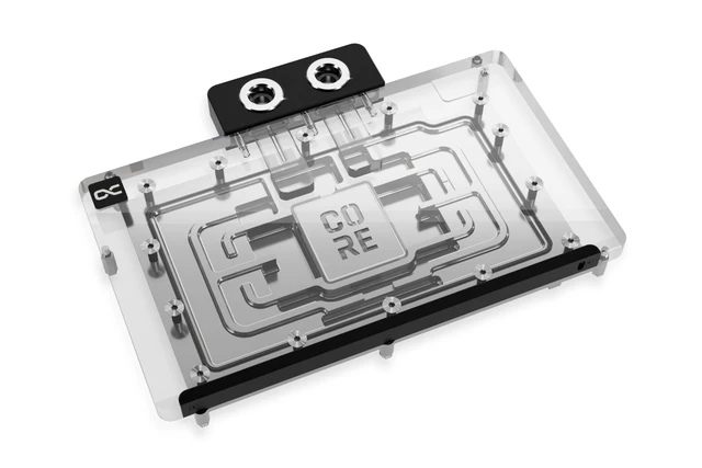 Alt view image 3 of 7 - Alphacool Core Geforce RTX 5090 Gamerock + Phantom Waterblock with Backplate, G1/4, Chrome Plated Copper, ARGB (10259)