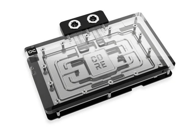 Alt view image 2 of 7 - Alphacool Core Geforce RTX 5090 Gamerock + Phantom Waterblock with Backplate, G1/4, Chrome Plated Copper, ARGB (10259)