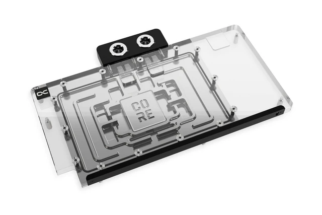 Alt view image 3 of 13 - Alphacool Core Geforce RTX 5090 ROG Astral Waterblock with Backplate, G1/4, Chrome Plated Copper, ARGB (10270)