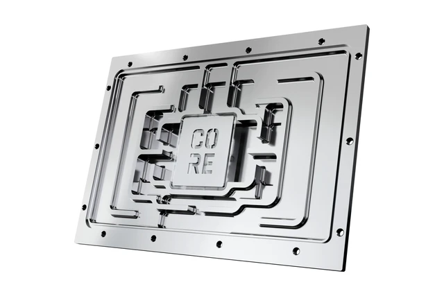 Alt view image 5 of 13 - Alphacool Core Geforce RTX 5090 ROG Astral Waterblock with Backplate, G1/4, Chrome Plated Copper, ARGB (10270)