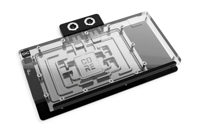 Alt view image 2 of 13 - Alphacool Core Geforce RTX 5090 ROG Astral Waterblock with Backplate, G1/4, Chrome Plated Copper, ARGB (10270)
