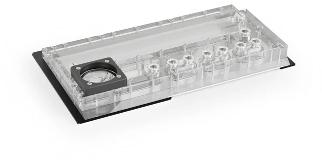 Alt view image 2 of 4 - Alphacool Apex Distroplate Y70 D5/DDC - Black (14726)