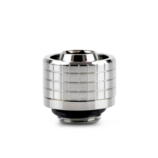 Alt view image 9 of 13 - Thermal Grizzly DeltaMate ST16 Compression Fitting for Soft Tubing, 10mm ID/16mm OD, Gloss Nickel