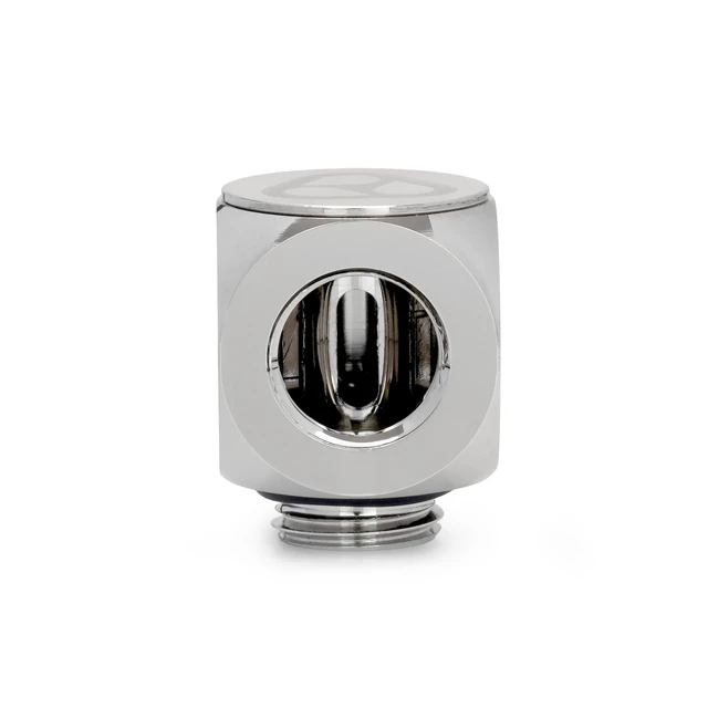 Alt view image 10 of 14 - Thermal Grizzly DeltaMate 90 Degree Rotary Fitting, Gloss Nickel